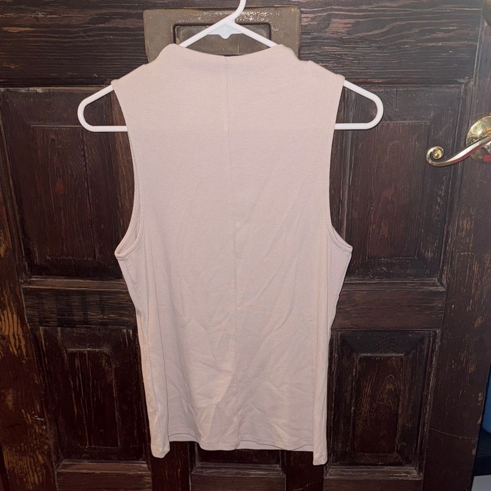 a new day Sleeveless Lilac Mock Neck Tank size medium - Picture 3 of 3